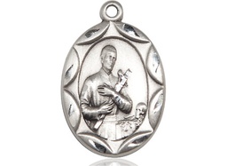 [0801GSS] Sterling Silver Saint Gerard Medal