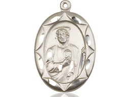 [0801JSS] Sterling Silver Saint Jude Medal