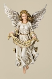 [RO-37521] 27&quot; Scale 30&quot;Full Color Gloria Angel Fig - Christmas