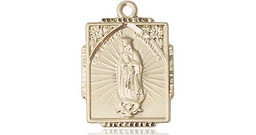 [0804FGF] 14kt Gold Filled Our Lady of Guadalupe Medal