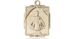 [0804IGF] 14kt Gold Filled Infant of Prague Medal