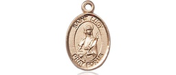 [9422KT] 14kt Gold Saint Lucy Medal