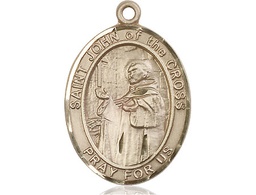 [7231KT] 14kt Gold Saint John of the Cross Medal