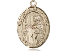 [7232KT] 14kt Gold San Juan de la Cruz Medal