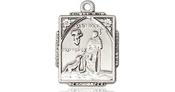 [0804RHSS] Sterling Silver Saint Roch Medal