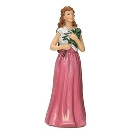 [RO-40612] 3.75&quot;H St Agatha Figure