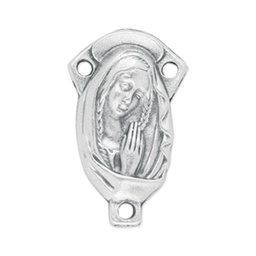 [HI-CP2854-06] Madonna Centerpiece - Silver