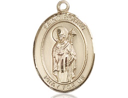 [7315KT] 14kt Gold Saint Ronan Medal
