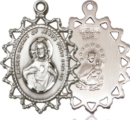 [1619SSS] Sterling Silver Scapular Medal