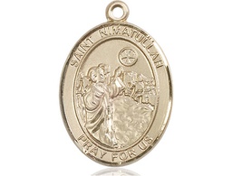 [7339KT] 14kt Gold Saint Nimatullah Medal