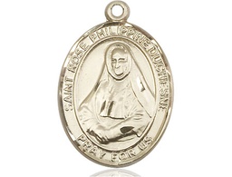 [7371KT] 14kt Gold Saint Rose Philippine Medal