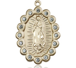 [2010FAGF] 14kt Gold Filled Our Lady of Guadalupe Medal