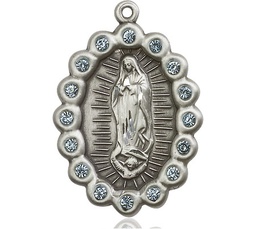 [2010FASS] Sterling Silver Our Lady of Guadalupe Medal