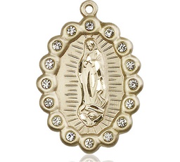 [2010FCGF] 14kt Gold Filled Our Lady of Guadalupe Medal