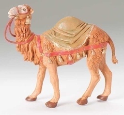 [RO-72526] 5&quot; Camel With Blanket Figure - Christmas