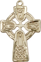 [5689GF] 14kt Gold Filled Celtic Cross Medal