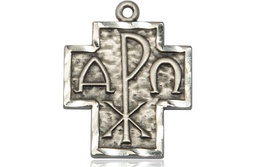[4226SS] Sterling Silver Alpha &amp; Omega Medal