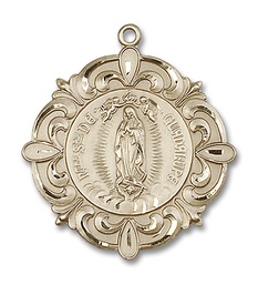 [4227GF] 14kt Gold Filled Our Lady of Guadalupe Medal