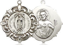 [4227SS] Sterling Silver Our Lady of Guadalupe Medal