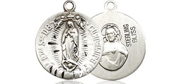 [4228SS] Sterling Silver Our Lady of Guadalupe Medal