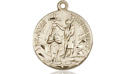 [4229GF] 14kt Gold Filled Saint John the Baptist Medal