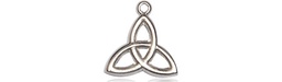 [5100SS] Sterling Silver Trinity Irish Knot Medal