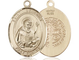 [7008GF] 14kt Gold Filled Saint Benedict Medal