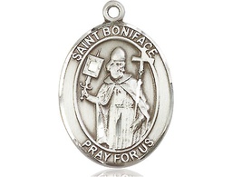 [7009SS] Sterling Silver Saint Boniface Medal