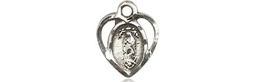 [5412SS] Sterling Silver Our Lady of la Salette Medal