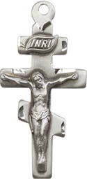 [5424SS] Sterling Silver Crucifix Medal