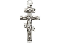 [5424SS] Sterling Silver Crucifix Medal
