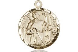 [5427GF] 14kt Gold Filled Saint Genesius of Rome Medal