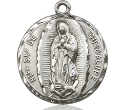 [5429SS] Sterling Silver Our Lady of Guadalupe Medal