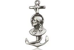 [5645SS] Sterling Silver Saint Christopher Medal