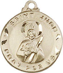[5651GF] 14kt Gold Filled Saint Jude Medal