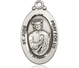 [4145JSS] Sterling Silver Saint Jude Medal