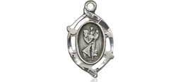 [4152CSS] Sterling Silver Saint Christopher Medal