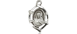 [4153SS] Sterling Silver Scapular Medal