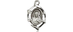 [4153SS] Sterling Silver Scapular Medal