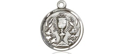[4203SS] Sterling Silver Communion Chalice Medal