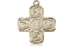 [4214GF] 14kt Gold Filled Evangelist Medal