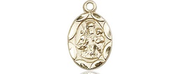 [0301KKT] 14kt Gold Saint Joseph Medal