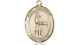 [8209KT] 14kt Gold Saint Petronille Medal