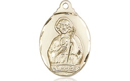 [0599JKT] 14kt Gold Saint Jude Medal