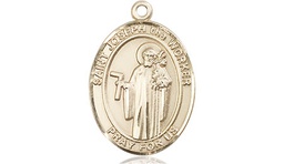 [8220KT] 14kt Gold Saint Joseph the Worker Medal