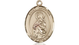 [8239KT] 14kt Gold Saint Matilda Medal