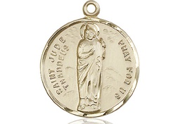 [0701JKT] 14kt Gold Saint Jude Medal