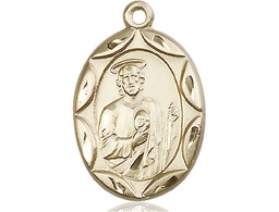[0801JKT] 14kt Gold Saint Jude Medal