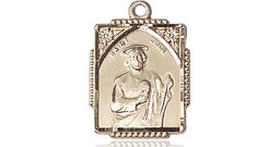 [0804JKT] 14kt Gold Saint Jude Medal