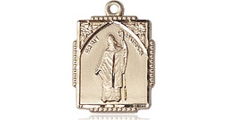 [0804PAKT] 14kt Gold Saint Patrick Medal